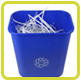 Recycle using curbside pick-up or recycling center drop-off